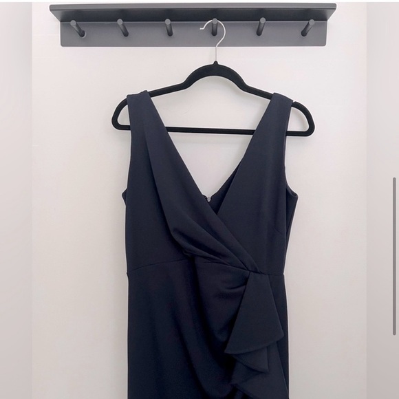 Joseph Ribkoff Ruffled High Low Evening Dress - Picture 6 of 8